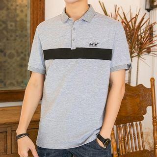Two-tone Short-sleeve Polo-shirt