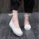 Deer Embroidered Hanfu Flats
