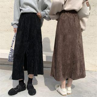 Irregular Split A-line Skirt