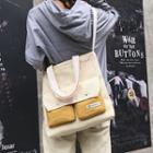 Canvas Pocketed Tote Bag