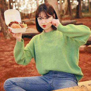 Crewneck Pastel Color Sweater
