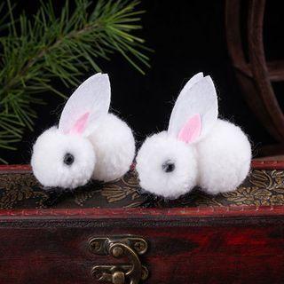 Fluffy Rabbit Hair Clip (various Designs)