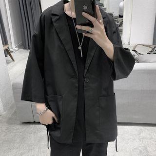 3/4 Sleeve Oversized Blazer