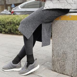 Knit Skirt Inset Leggings
