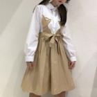 Cat Applique A-line Shirtdress