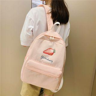 Strawberry Nylon Backpack