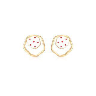Dotted Glaze Alloy Earring
