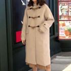 Collared Toggle Coat Almond - One Size