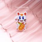 Fortune Cat Brooch / Applique Patch