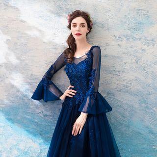 Crochet Beaded Evening Gown