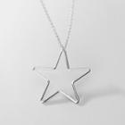 Star Necklace Necklace - S925 Silver - Silver - One Size