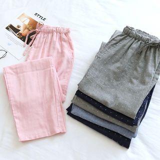 Couple Matching Dotted Lounge Pants