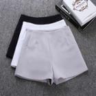 Flat Front Shorts