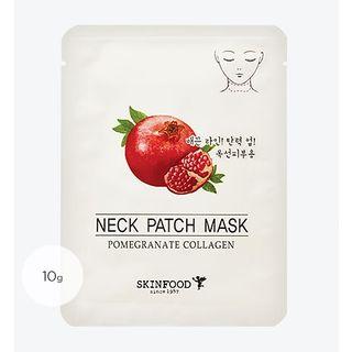 Skinfood - Pomegranate Collagen Neck Patch Mask 1pc