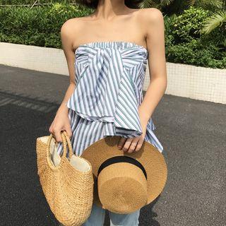 Long-sleeve Two-way Off Shoulder Blouse