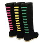 Color Block Tall Boots