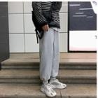 Plain Sweatpants Black - M Size