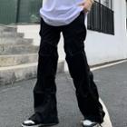 Cargo Ruched Straight Leg Pants
