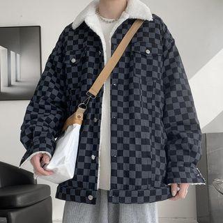 Fleece Lined Check Jacket