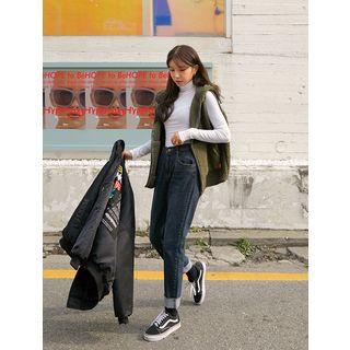 Plus Size Hooded Fleece Vest