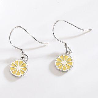 925 Sterling Silver Fruit Dangle Earring S925 Silver Earring - Silver - One Size
