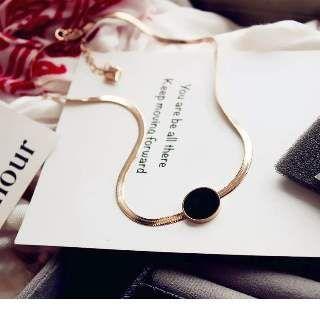 Disc Metal Necklace