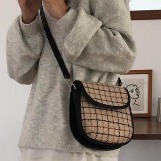 Plaid Bag As Shown In Figure - One Size