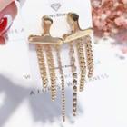 Binder Clip Fringed Earring