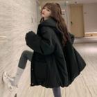 Plain Oversized Long Padded Coat