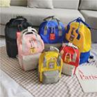 Family Matching Color Block Backpack