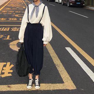 Plain Loose-fit Pullover / Plain Loose-fit Jumper Pants
