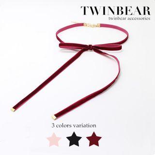 Velvet Bow Choker