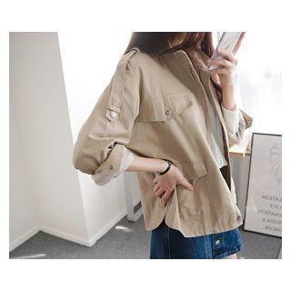 Slit-back Lettering Jacket