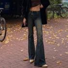 Middle Waist Boot Cut Jeans