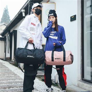 Nylon Lettering Duffle Bag