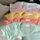 Pastel Linen Blend T-shirt