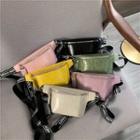 Lettering Strap Zip Bag