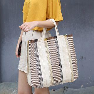 Woven Tote Bag As Shown In Figure - One Size