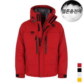 High-neck Padded Shell Parka