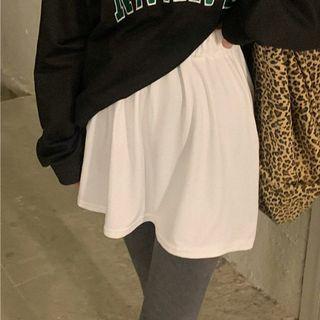A-line Skirt White - One Size