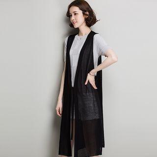 Knitted Long Vest