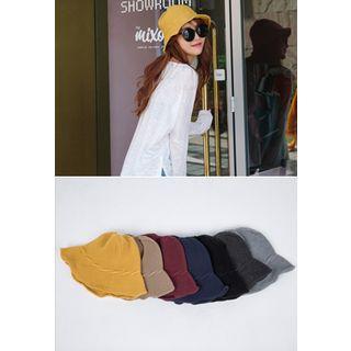 Textured Knit Sun Hat