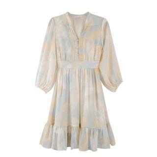 Camisole Top / Strappy Midi Dress / Elbow-sleeve A-line Dress