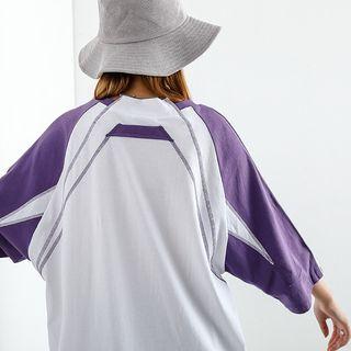 Oversized Raglan Long T-shirt