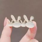 Rabbit Hair Clip Ly2191 - White - One Size