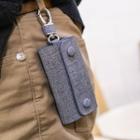 Buttoned Key Pouch