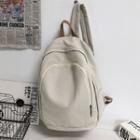 Plain Canvas Backpack / Bag Charm / Set