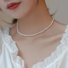 Freshwater Pearl Choker 1 Piece - As Shown In Figure - One Size