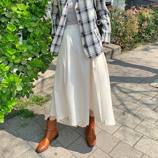 Asymmetric Long Full Skirt