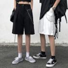 Couple Matching Chain Strap Wide-leg Dress Shorts